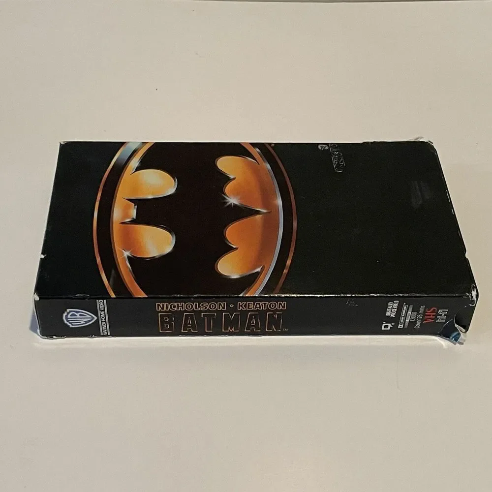 Batman VHS 1989 Michael Keaton Jack‎ Nicholson